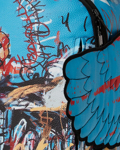 Sprayground Essential | OFFICIAL BASQUIAT UNTITLED (FALLEN ANGEL) 1981 WING BACKPACK (DLXV)