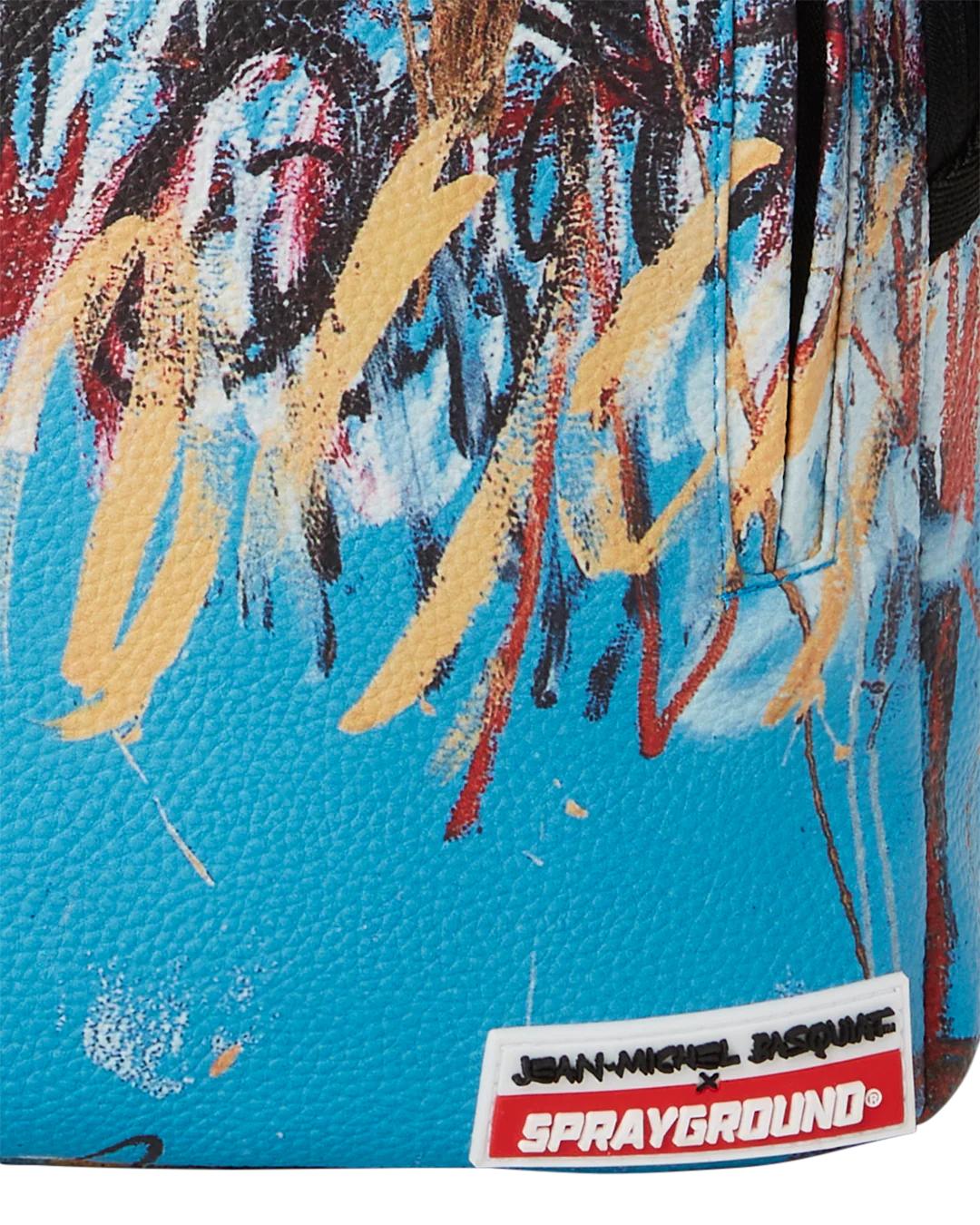Sprayground Essential | OFFICIAL BASQUIAT UNTITLED (FALLEN ANGEL) 1981 WING BACKPACK (DLXV)