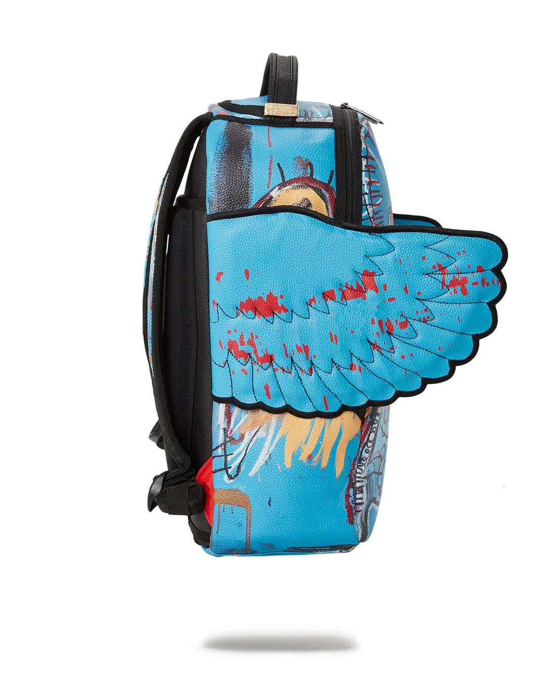 Sprayground Essential | OFFICIAL BASQUIAT UNTITLED (FALLEN ANGEL) 1981 WING BACKPACK (DLXV)