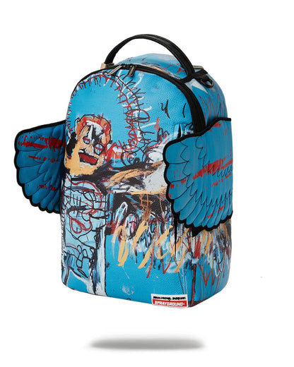 Sprayground Essential | OFFICIAL BASQUIAT UNTITLED (FALLEN ANGEL) 1981 WING BACKPACK (DLXV)