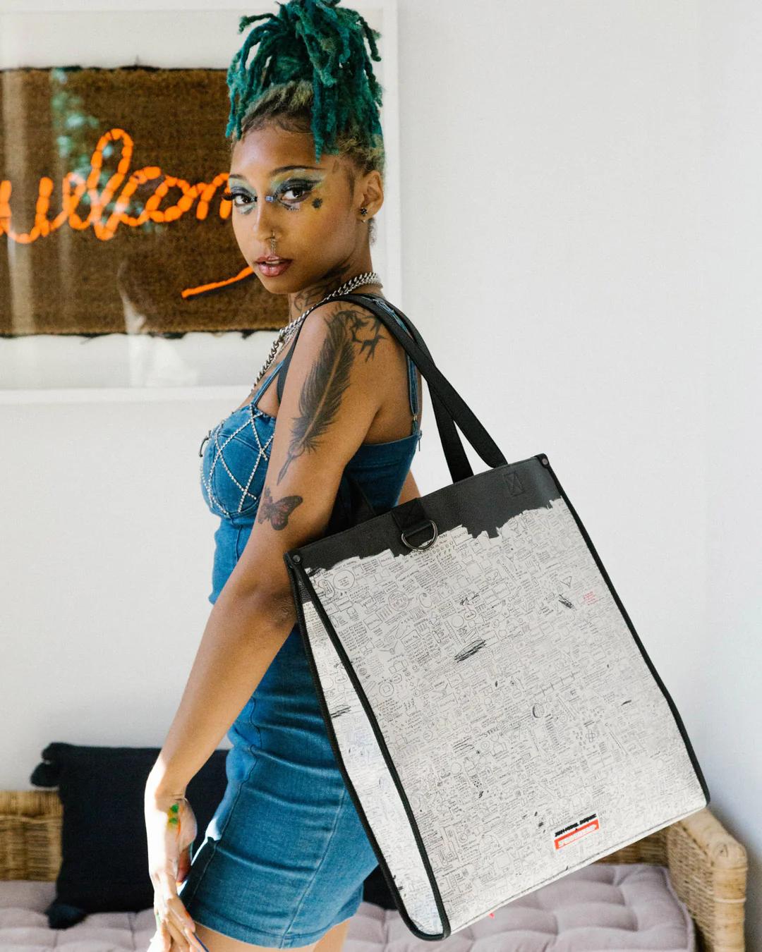 Sprayground Premium | OFFICIAL BASQUIAT PEGASUS 1987 LOFT TOTE
