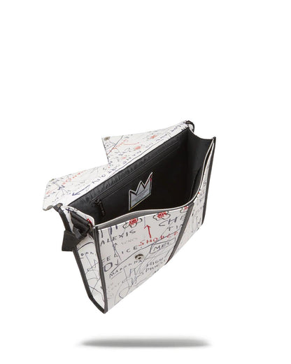 Sprayground New | OFFICIAL BASQUIAT UNTITLED (CHEESE POPCORN) 1983 SLING MESSENGER