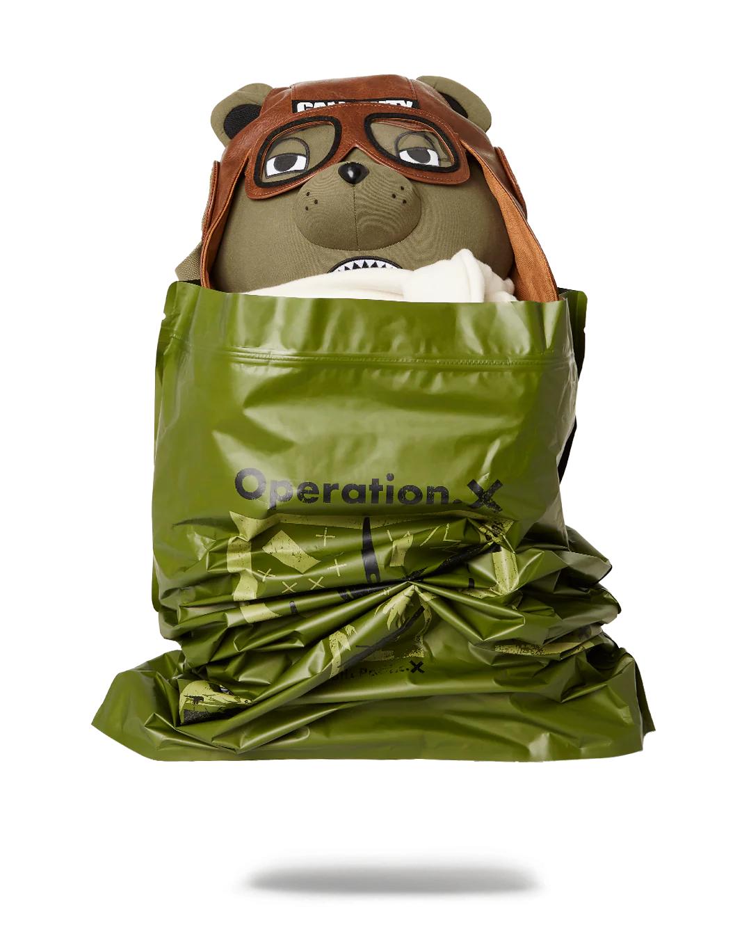 Sprayground New | CALL OF DUTY AVIATOR FEARLESS MONEYBEAR TEDDYBEAR BACKPACK