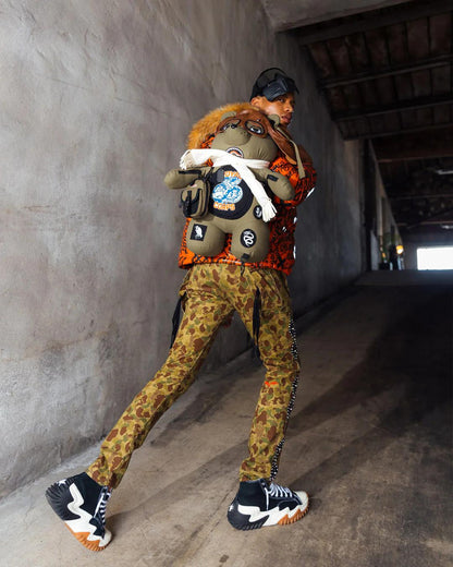 Sprayground New | CALL OF DUTY AVIATOR FEARLESS MONEYBEAR TEDDYBEAR BACKPACK