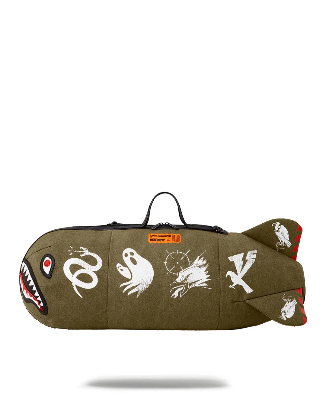 Sprayground Featured | CALL OF DUTY SHARK TORPEDO DUFFLE