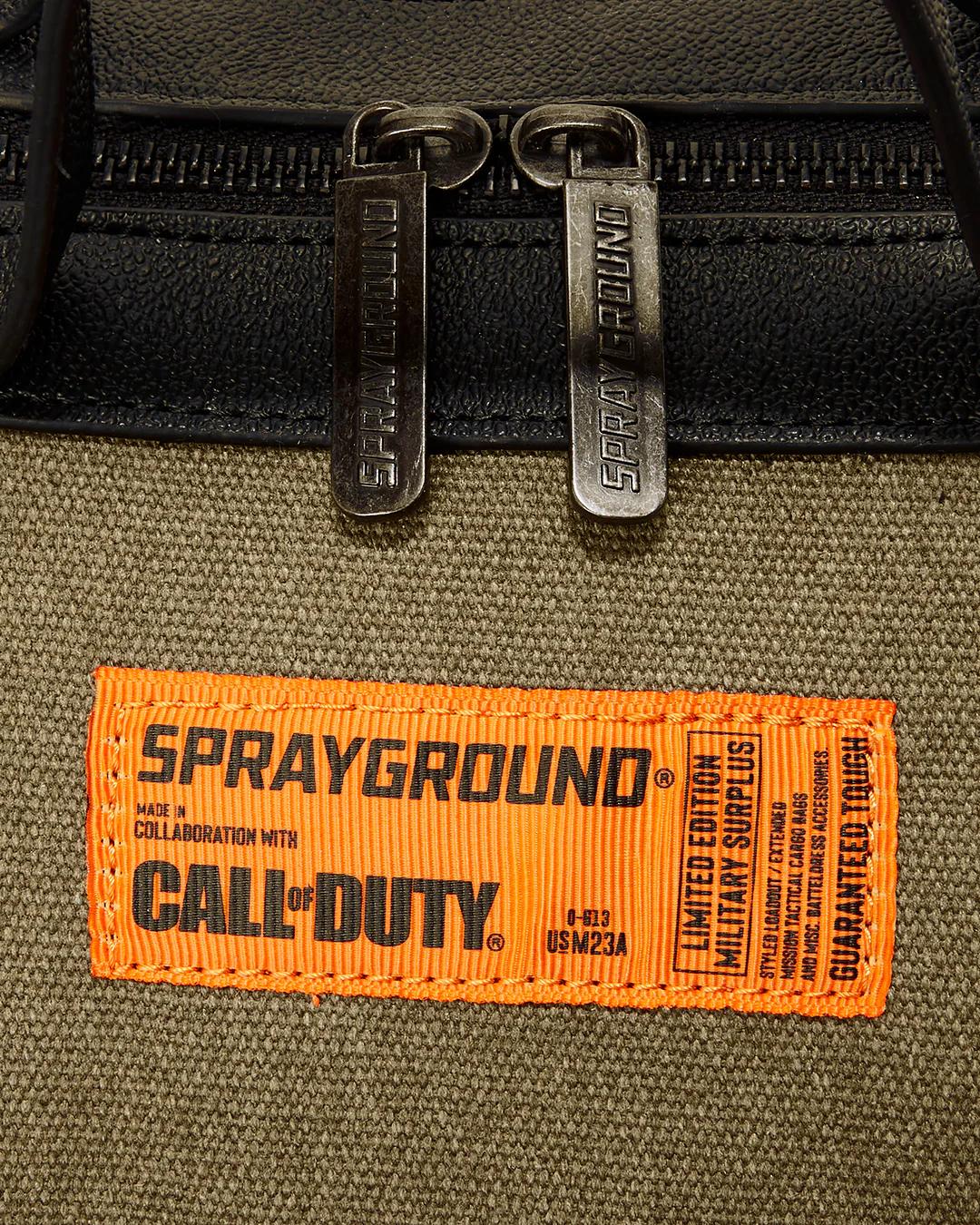 Sprayground Featured | CALL OF DUTY SHARK TORPEDO DUFFLE
