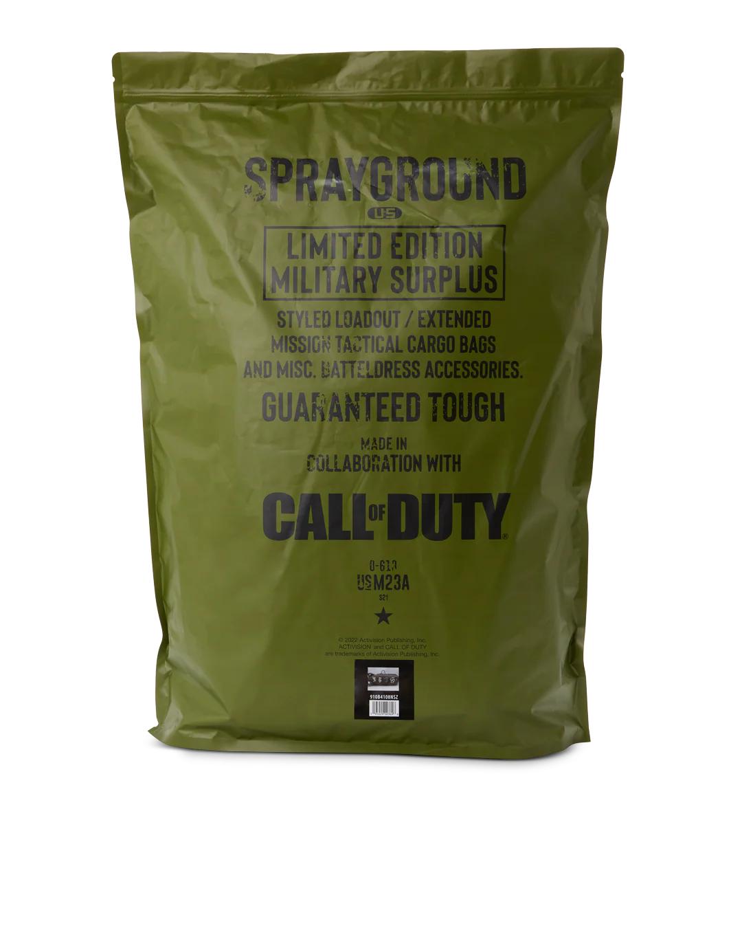 Sprayground Featured | CALL OF DUTY SHARK TORPEDO DUFFLE