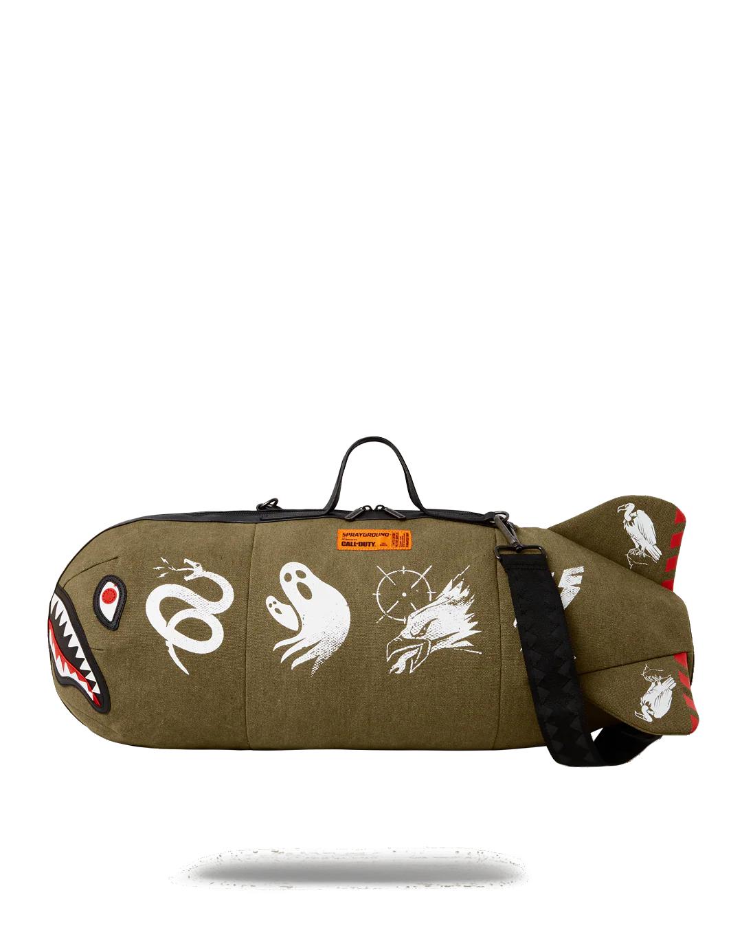 Sprayground Featured | CALL OF DUTY SHARK TORPEDO DUFFLE
