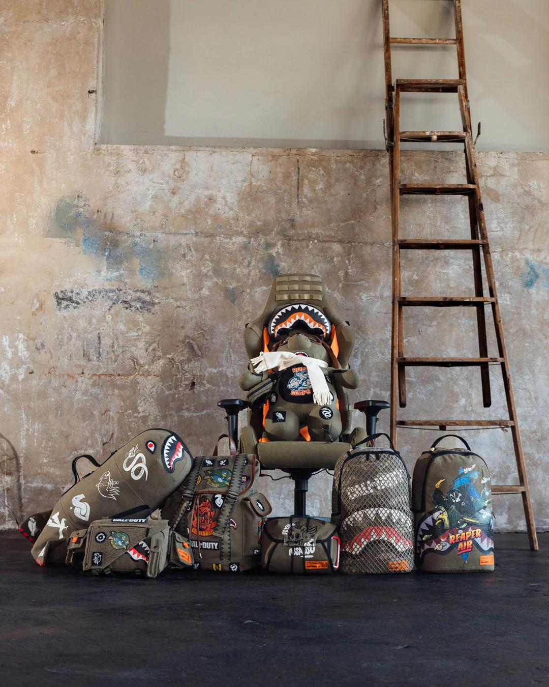 Sprayground Featured | CALL OF DUTY SHARK TORPEDO DUFFLE