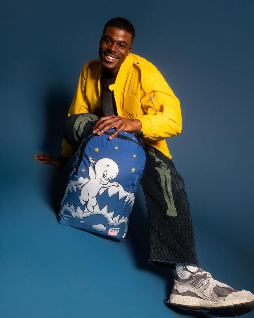 Sprayground Signature | CASPER CLOUDS SHARK DLXSR BACKPACK