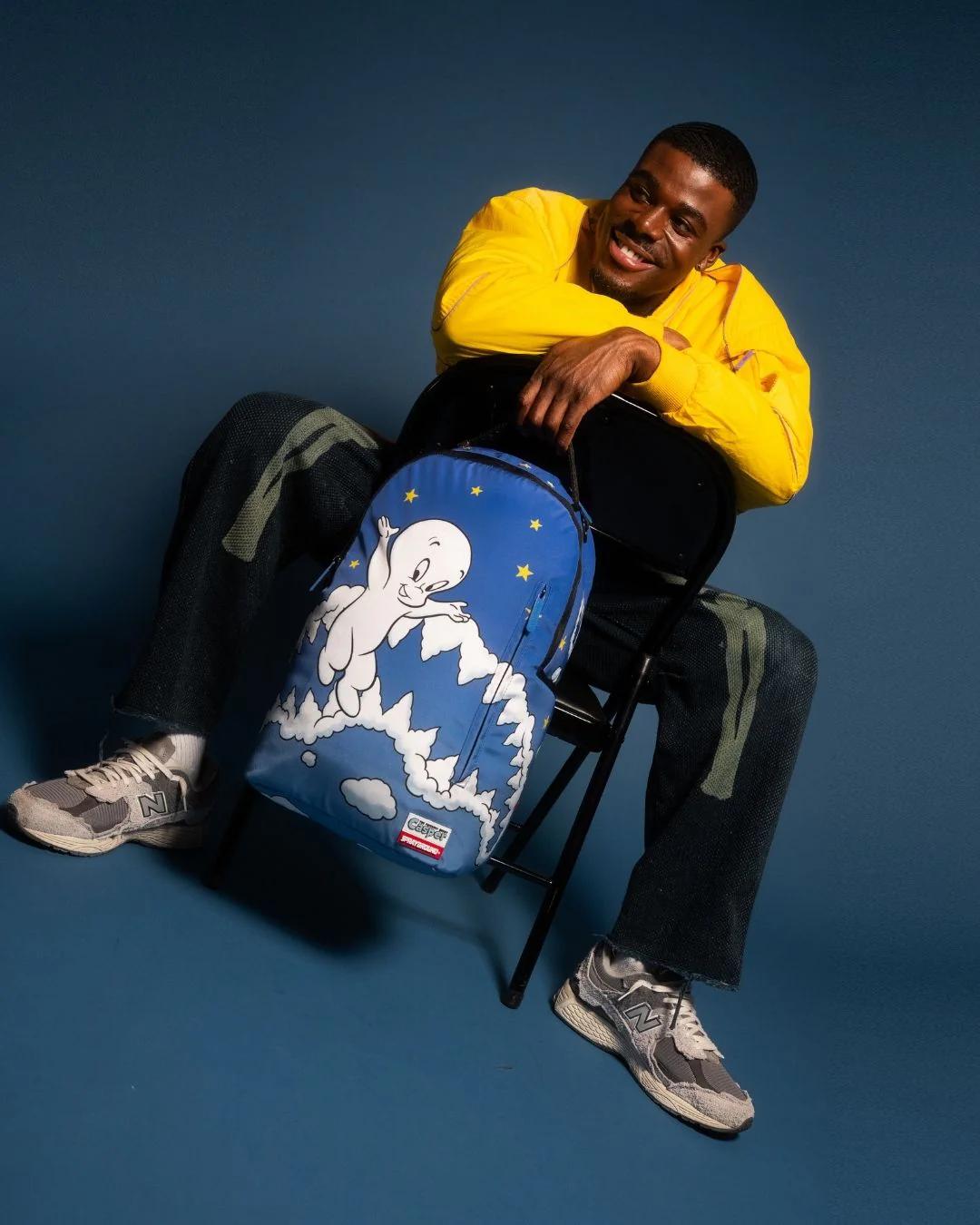 Sprayground Signature | CASPER CLOUDS SHARK DLXSR BACKPACK