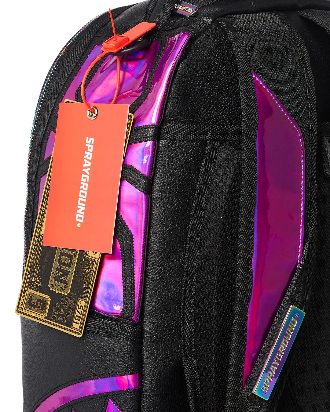 Sprayground Popular | CAZZU IRIDESCENT CUT & SEW SPIDER SKULL SHARK BACKPACK (DLXV)