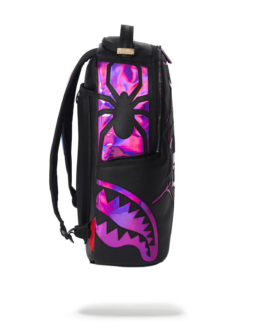 Sprayground Popular | CAZZU IRIDESCENT CUT & SEW SPIDER SKULL SHARK BACKPACK (DLXV)