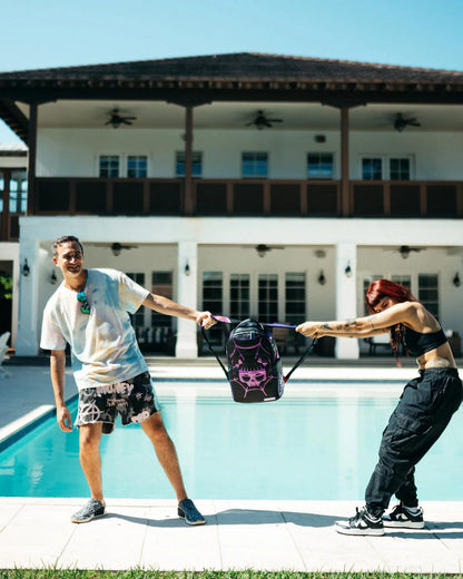 Sprayground Popular | CAZZU IRIDESCENT CUT & SEW SPIDER SKULL SHARK BACKPACK (DLXV)