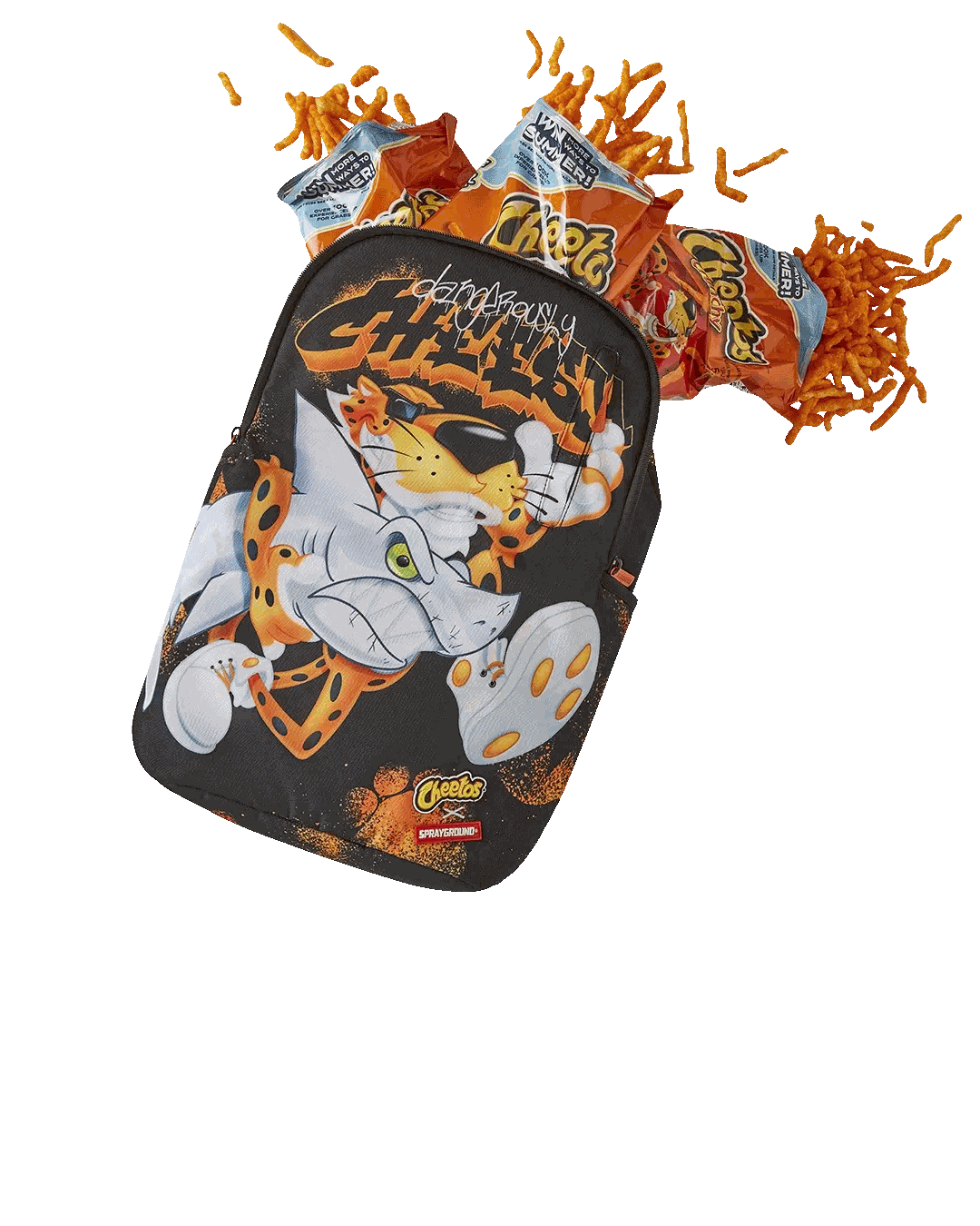 Sprayground Exclusive | CHEETOS SHARK RUNNER DLXSR BACKPACK