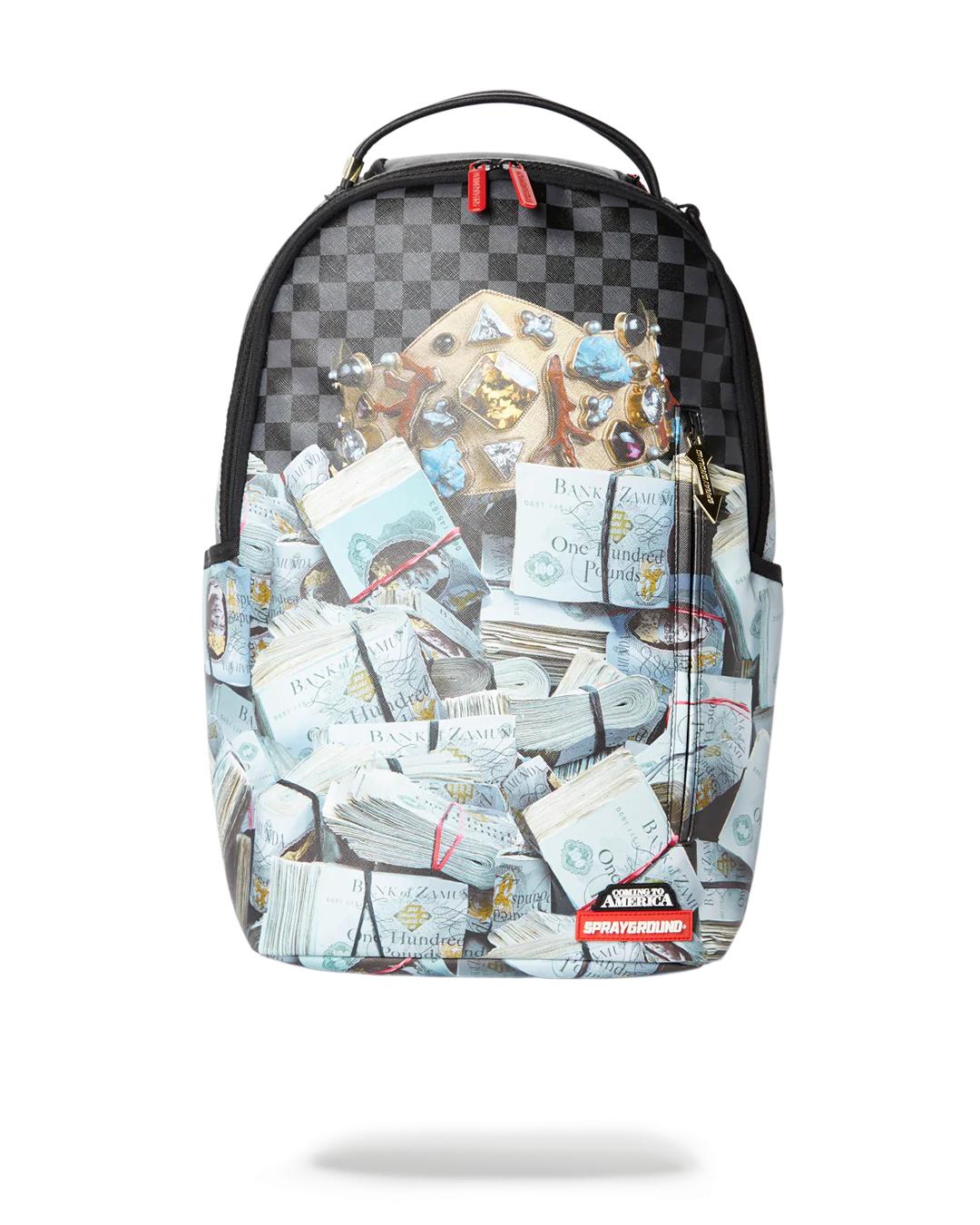 Sprayground Signature | BANK STACKS OF ZAMUNDA COMING 2 AMERICA BACKPACK