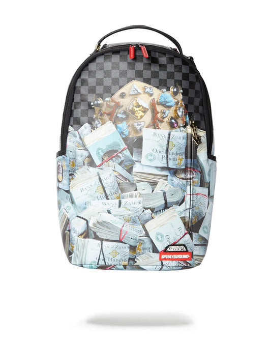 Sprayground Signature | BANK STACKS OF ZAMUNDA COMING 2 AMERICA BACKPACK
