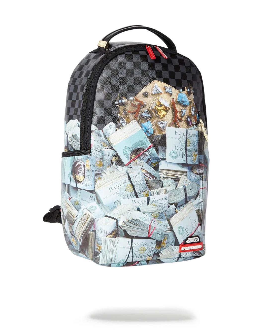 Sprayground Signature | BANK STACKS OF ZAMUNDA COMING 2 AMERICA BACKPACK