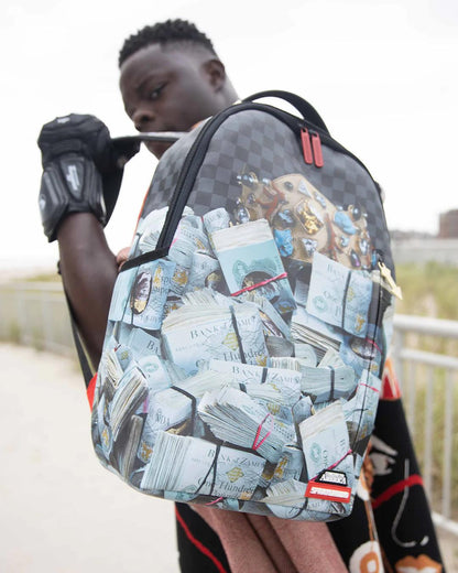Sprayground Signature | BANK STACKS OF ZAMUNDA COMING 2 AMERICA BACKPACK