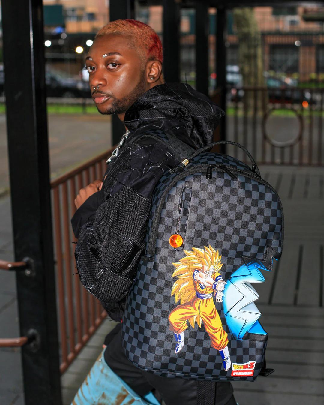 Sprayground Classic | DRAGON BALL Z KAMEHAMEHA SHARK BITE BACKPACK (DLXV)