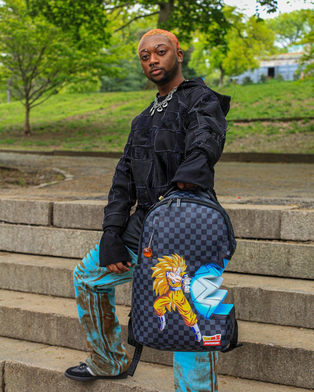 Sprayground Classic | DRAGON BALL Z KAMEHAMEHA SHARK BITE BACKPACK (DLXV)
