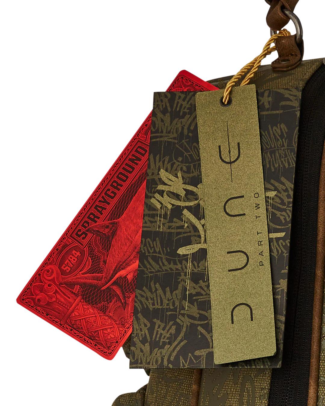 Sprayground Recommended | DUNE FREMKIT BACKPACK + CROSSBODY (DESERT SAND)