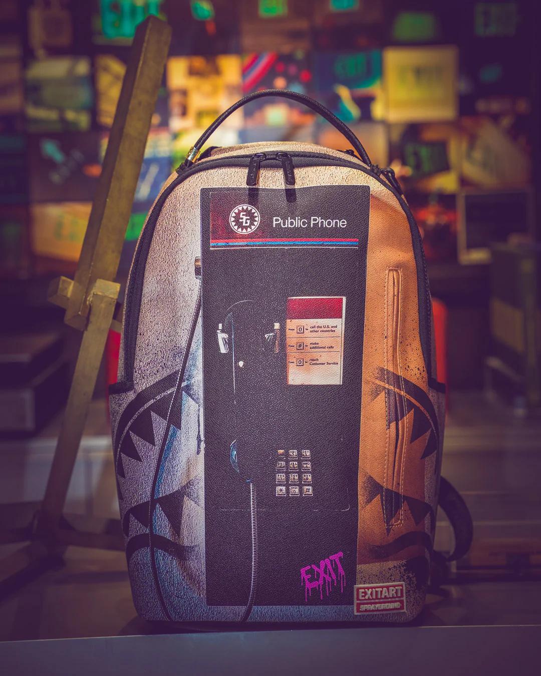 Sprayground Signature | EXIT NYC PAYPHONE BACKPACK