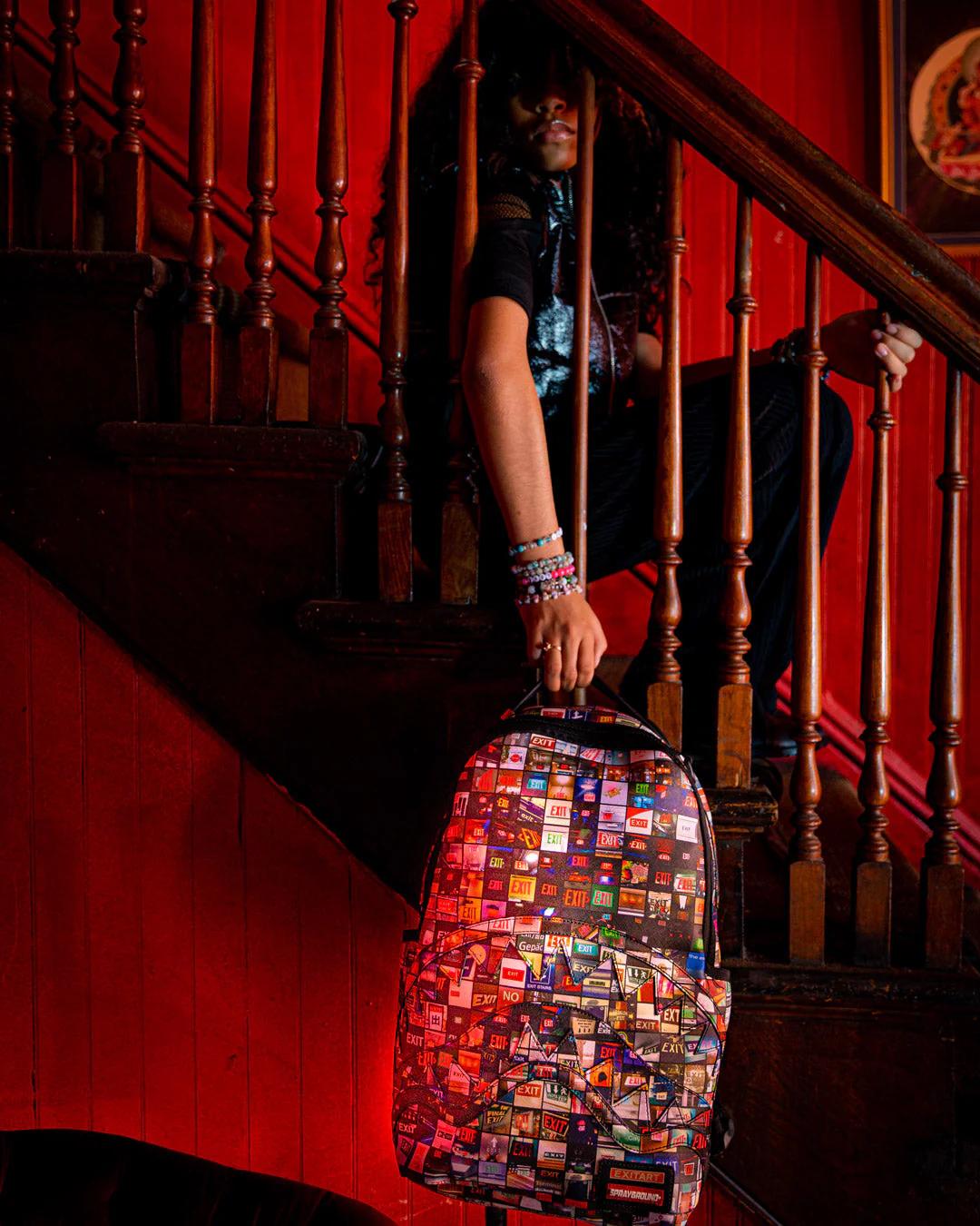 Sprayground Essential | EXIT ART COLLAB BACKPACK (DLXV)