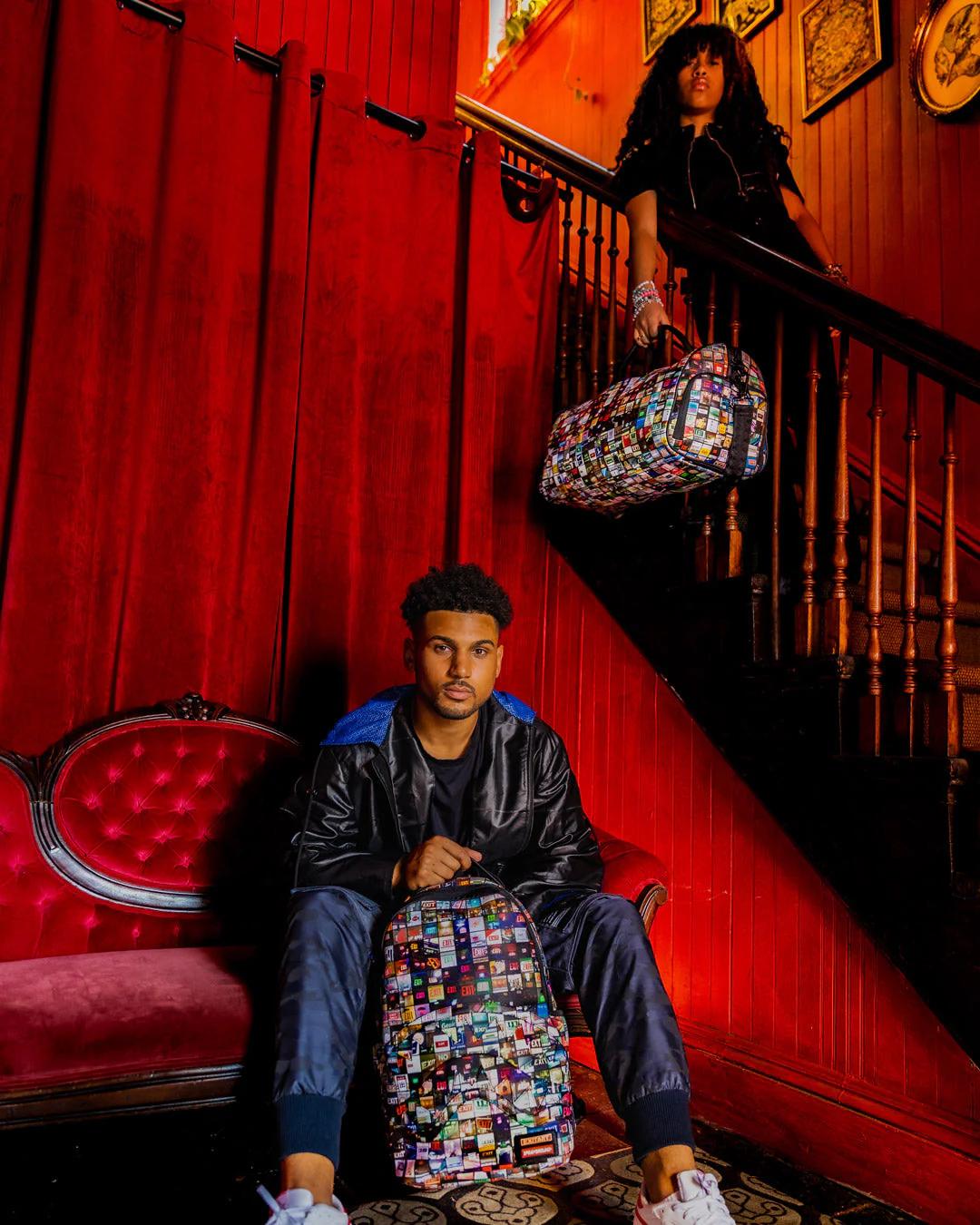 Sprayground Essential | EXIT ART COLLAB BACKPACK (DLXV)