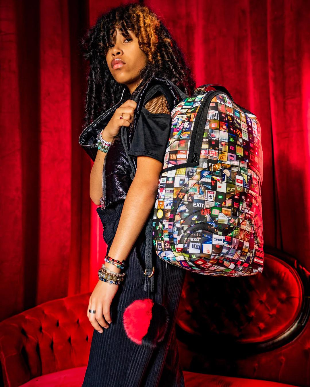 Sprayground Essential | EXIT ART COLLAB BACKPACK (DLXV)