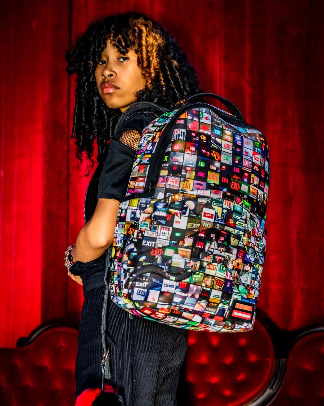 Sprayground Essential | EXIT ART COLLAB BACKPACK (DLXV)