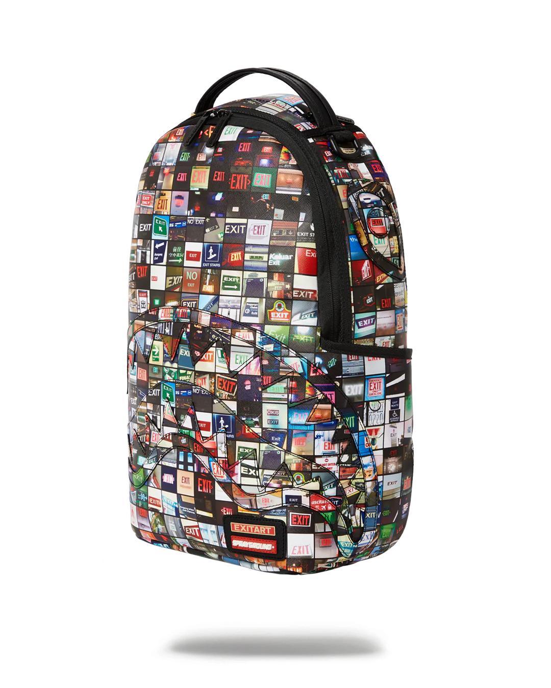 Sprayground Essential | EXIT ART COLLAB BACKPACK (DLXV)