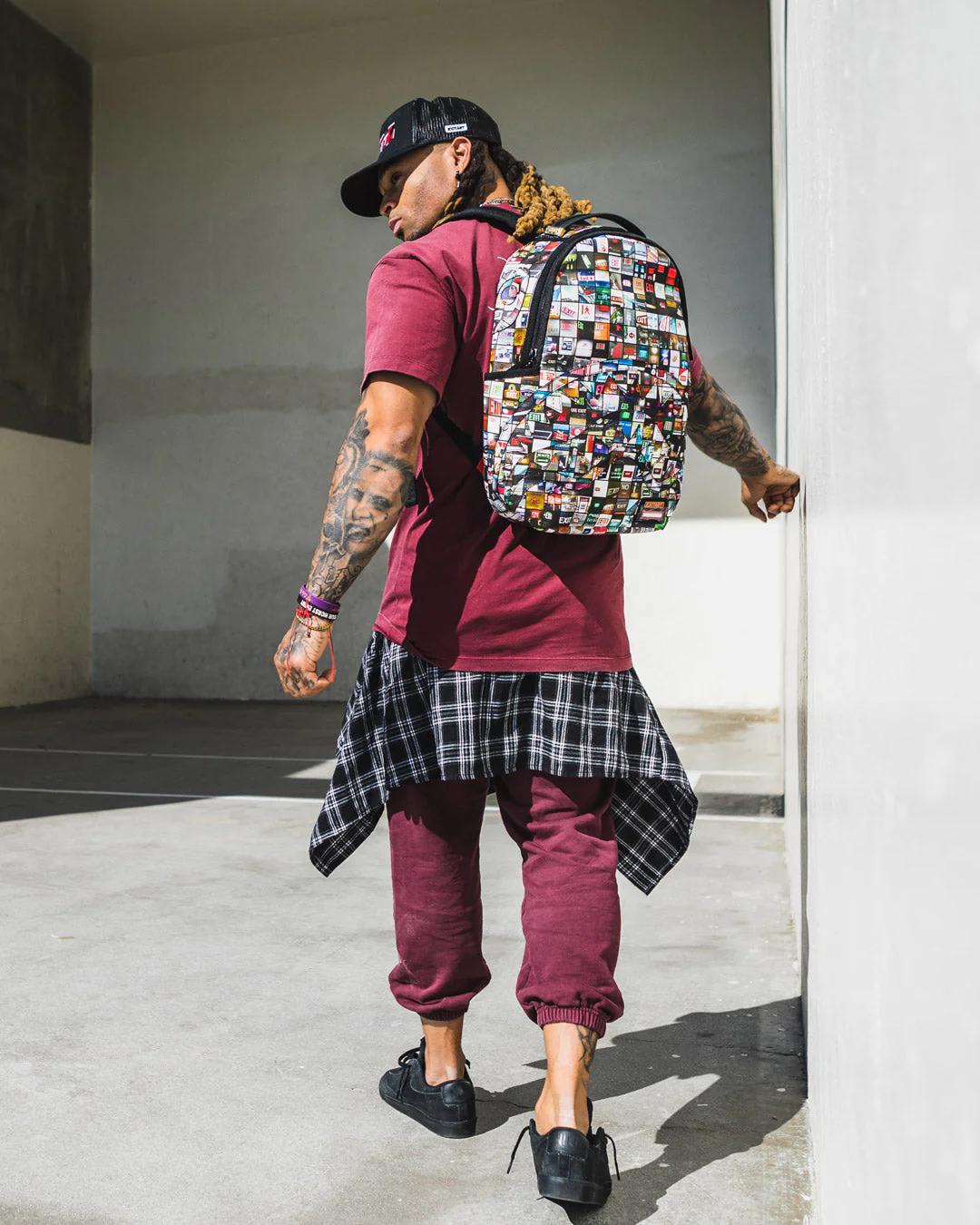 Sprayground Essential | EXIT ART COLLAB BACKPACK (DLXV)