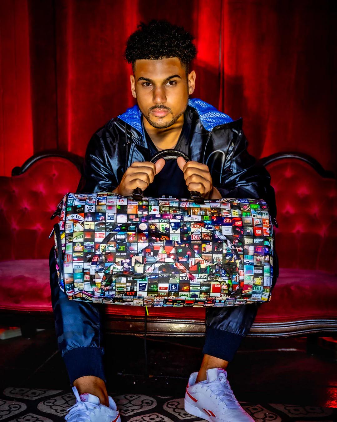 Sprayground Premium | EXIT ART COLLAB DUFFLE