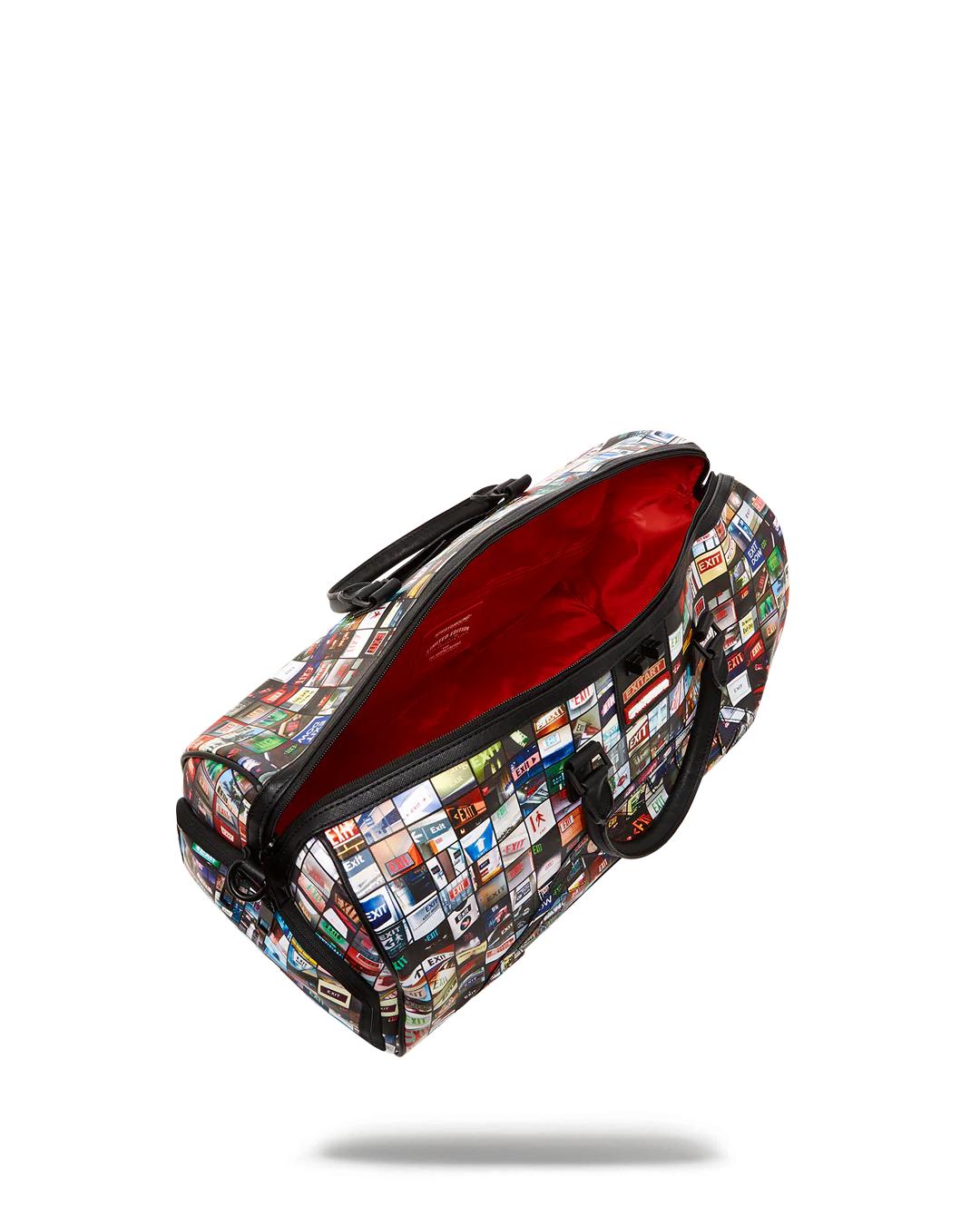 Sprayground Premium | EXIT ART COLLAB DUFFLE