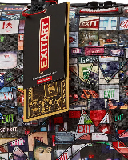 Sprayground Premium | EXIT ART COLLAB DUFFLE