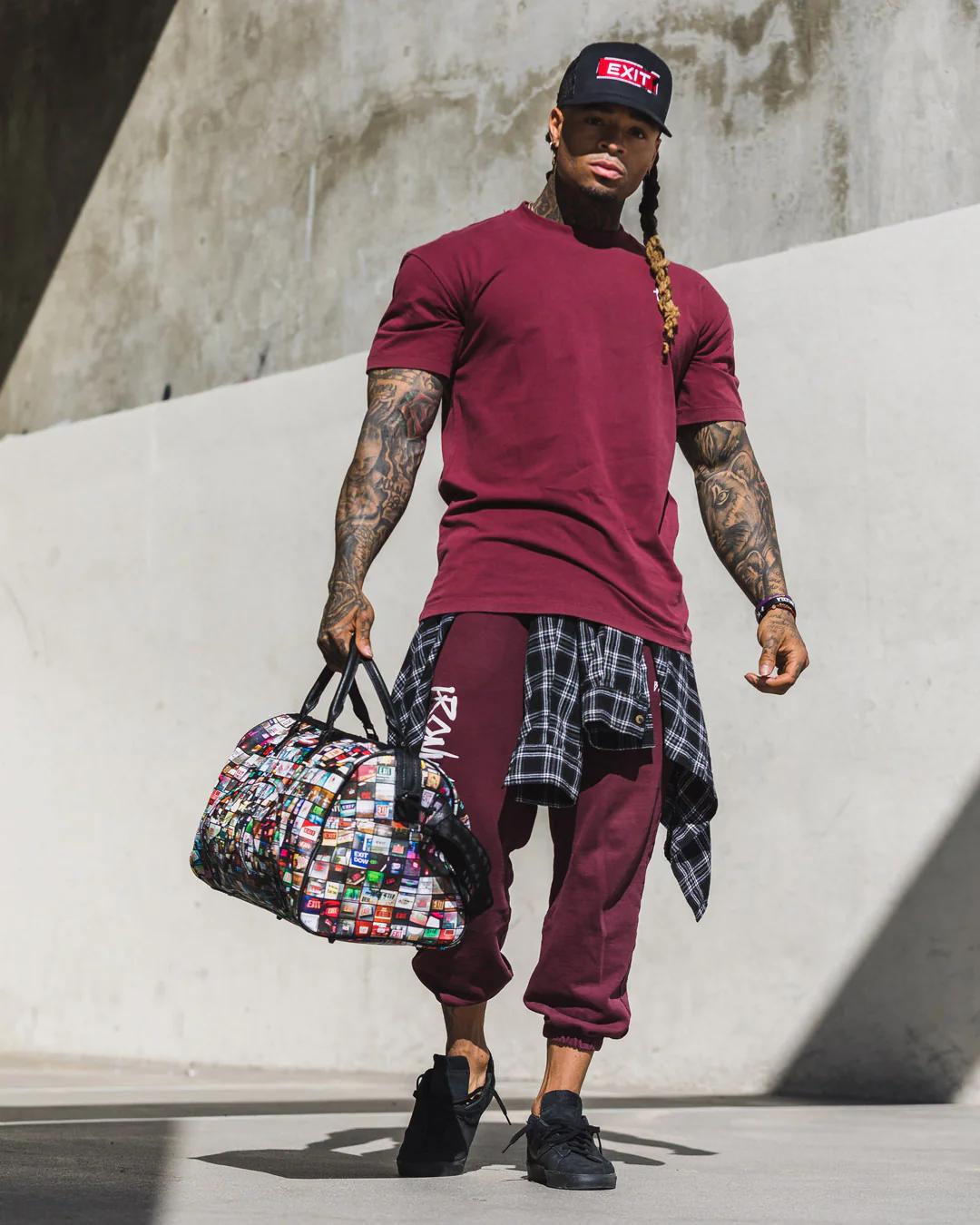 Sprayground Premium | EXIT ART COLLAB DUFFLE