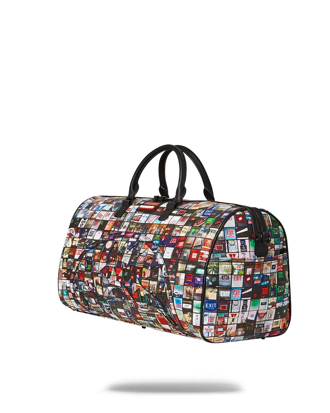 Sprayground Premium | EXIT ART COLLAB DUFFLE