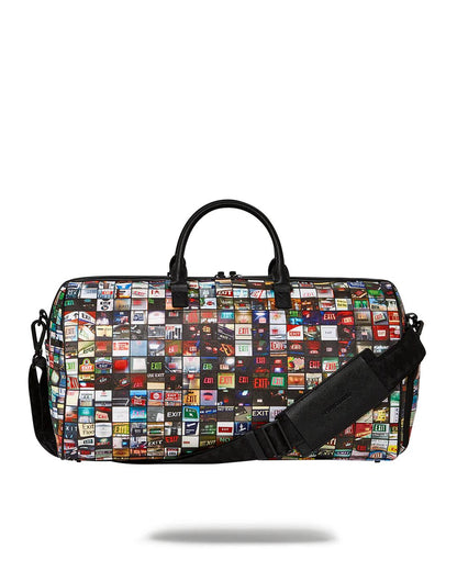 Sprayground Premium | EXIT ART COLLAB DUFFLE