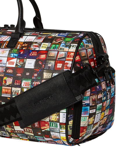 Sprayground Premium | EXIT ART COLLAB DUFFLE