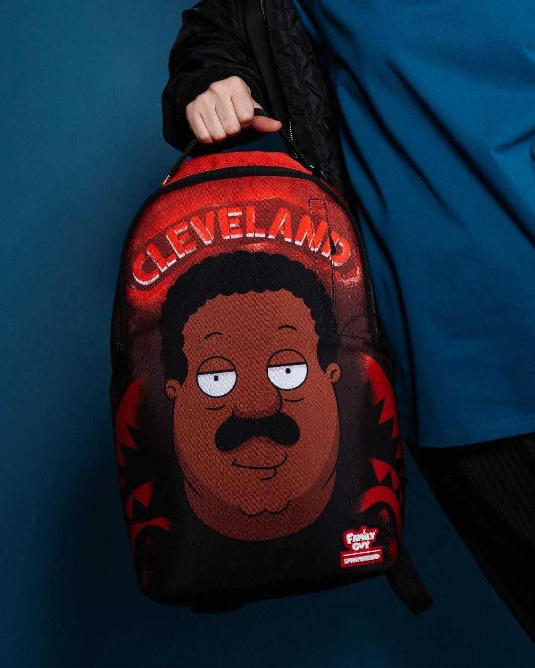 Sprayground Best Seller | CLEVELAND SHARK FAMILY GUY DLXSR BACKPACK