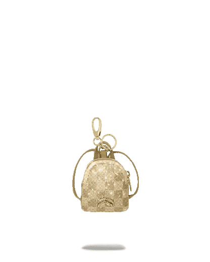 Sprayground Best Seller | TRINITY 24K BACKPACK KEYCHAIN