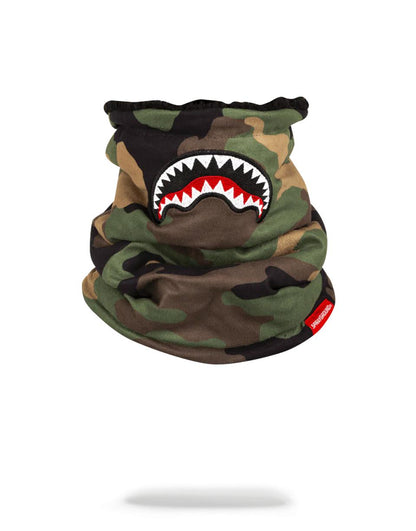 Sprayground Recommended | CAMO SHARK NECK WARMER