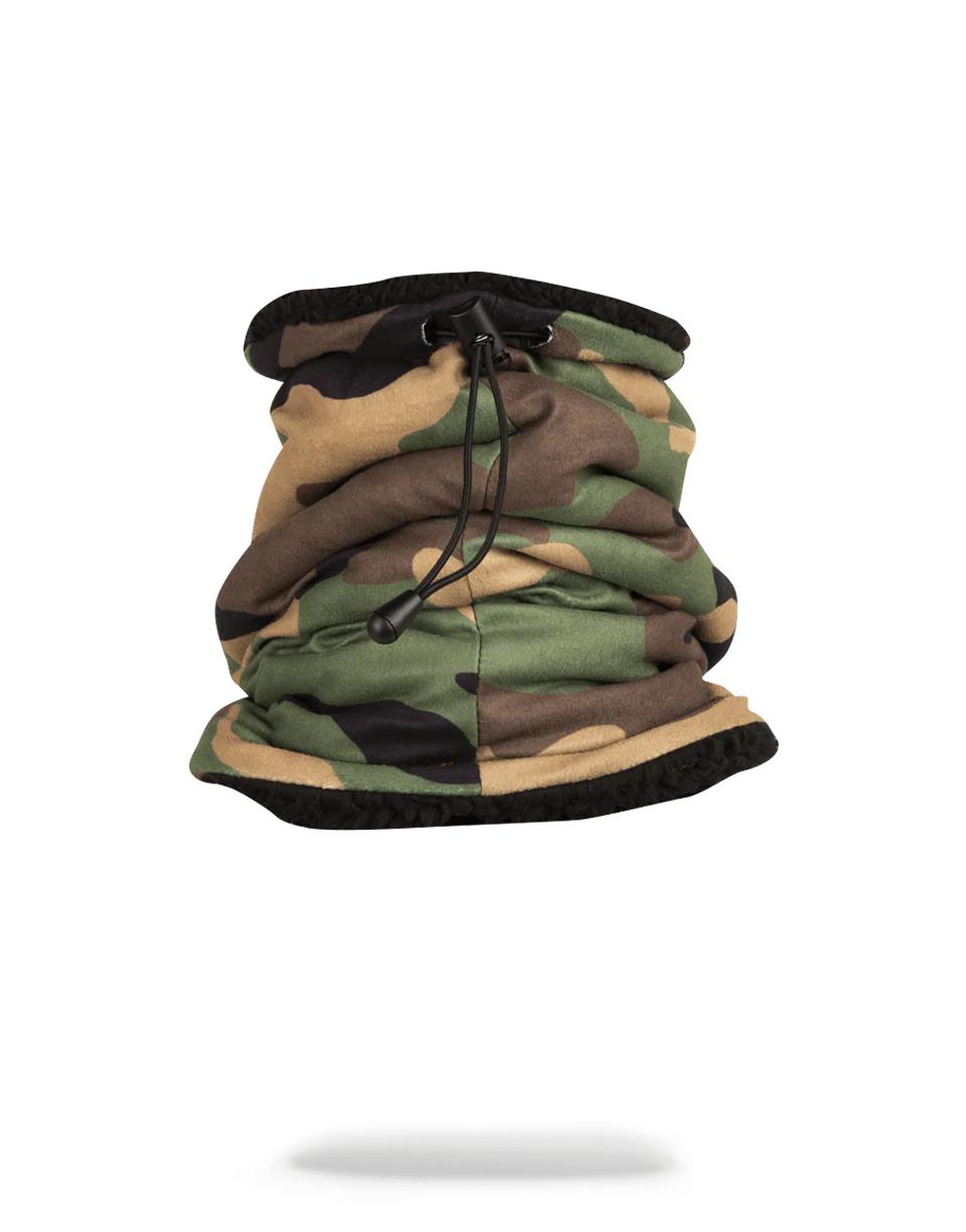 Sprayground Recommended | CAMO SHARK NECK WARMER