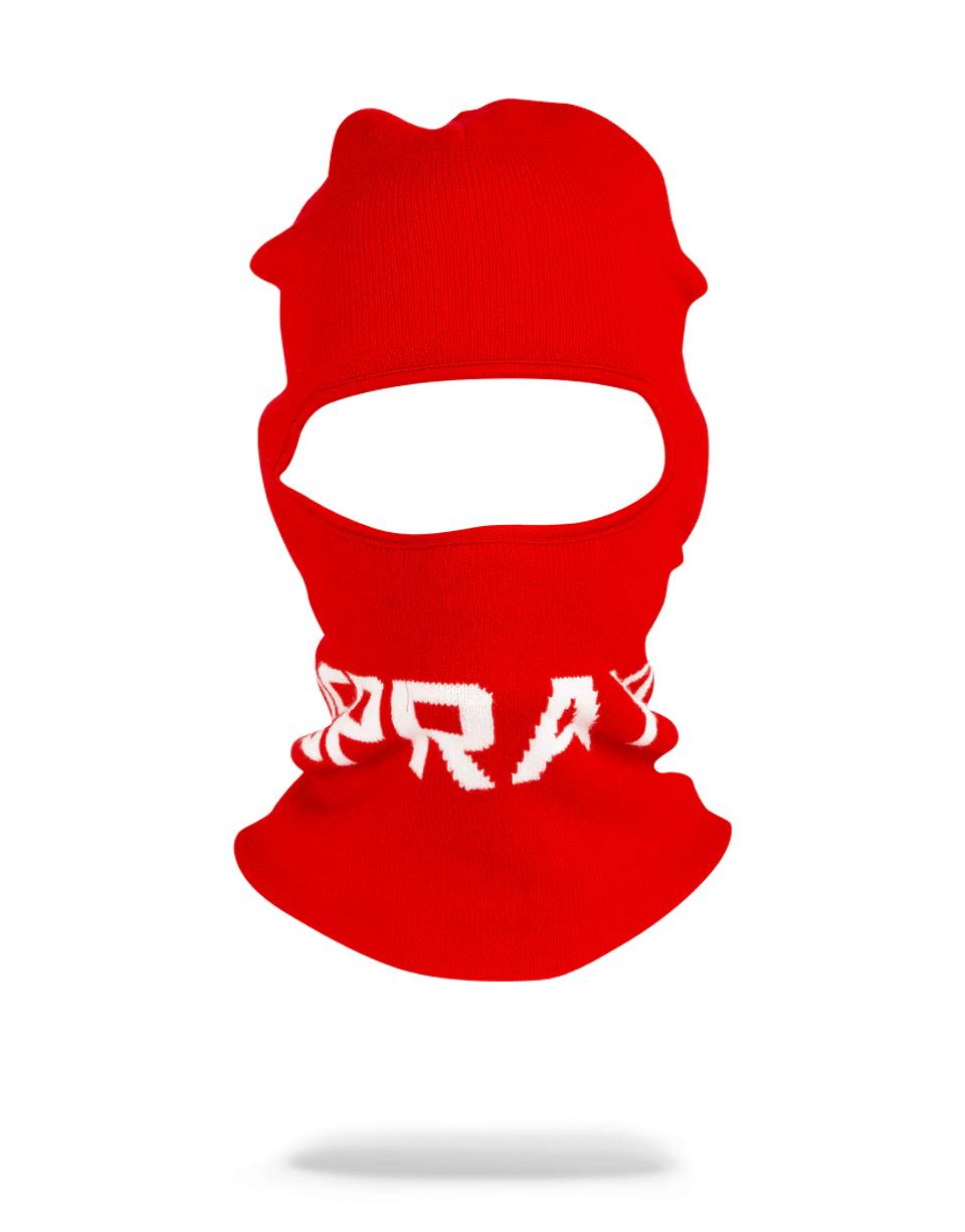 Sprayground Exclusive | RED SPRAYGROUND LOGO SKI MASK