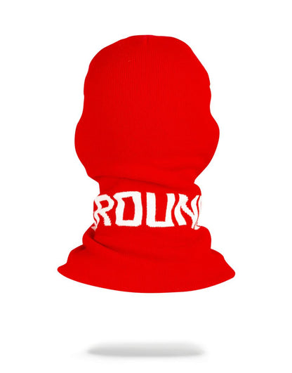 Sprayground Exclusive | RED SPRAYGROUND LOGO SKI MASK