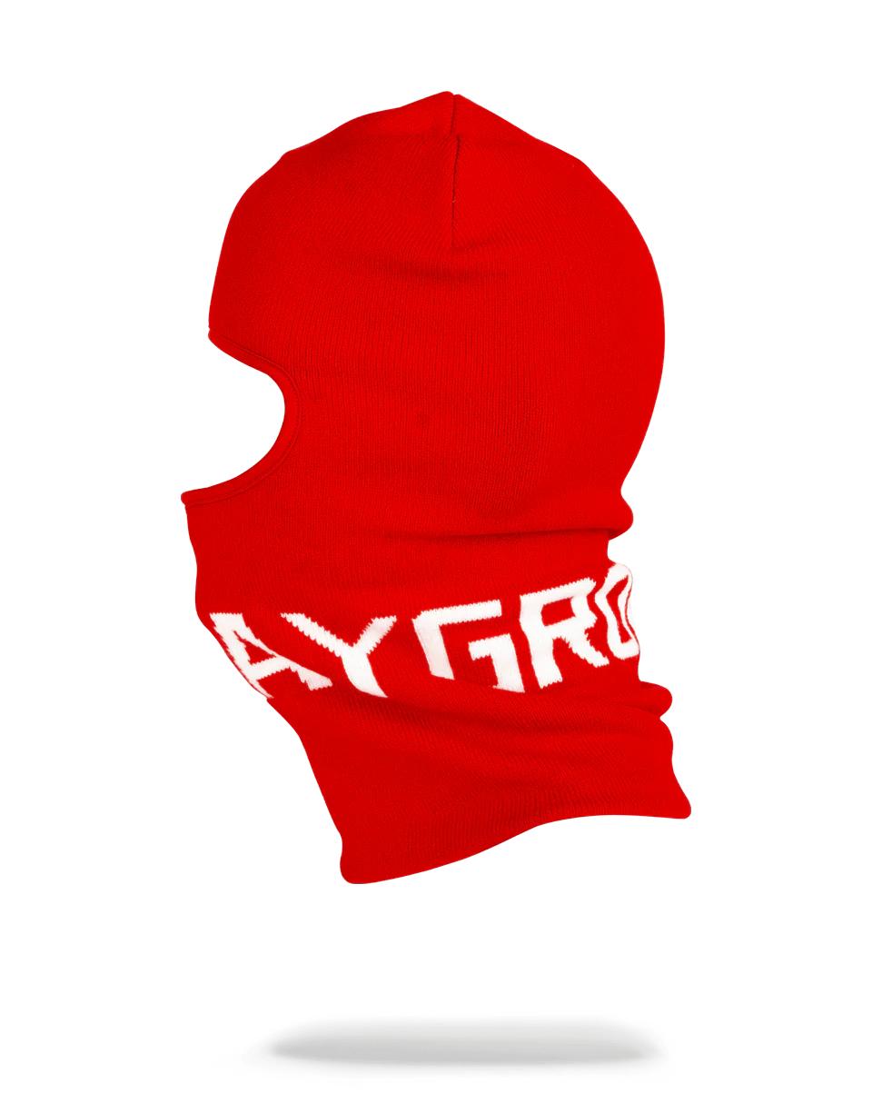 Sprayground Exclusive | RED SPRAYGROUND LOGO SKI MASK