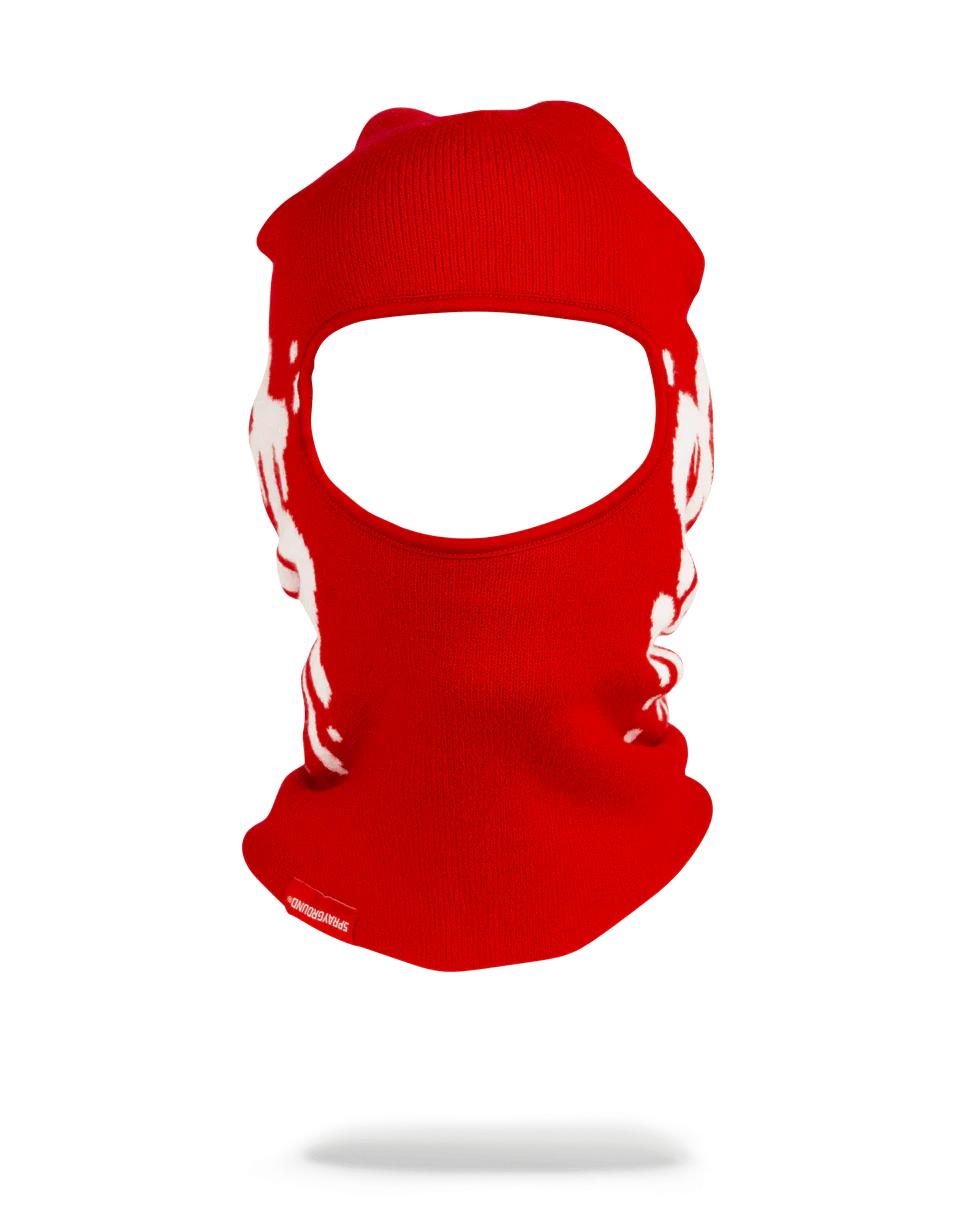 Sprayground Signature | MONEY DRIP SKI MASK (RED)
