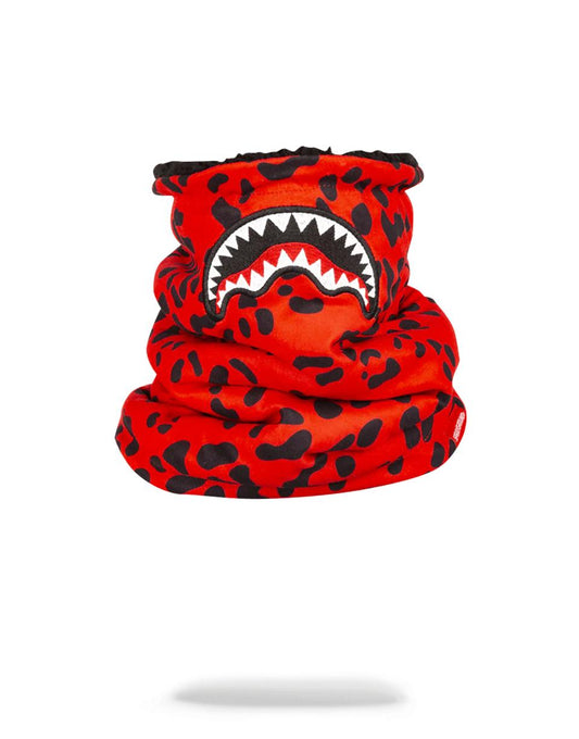 Sprayground Premium | RED LEOPARD NECK WARMER