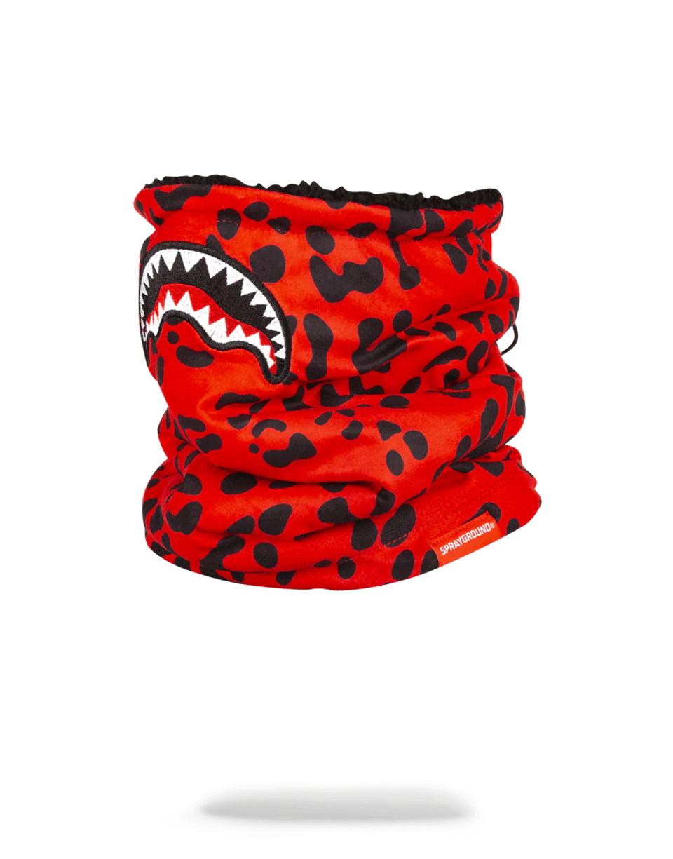 Sprayground Premium | RED LEOPARD NECK WARMER